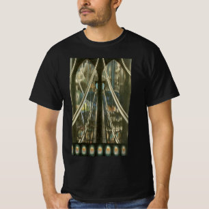 Camiseta Arquitetura Vintage de Nova Iorque, Ponte do Brook