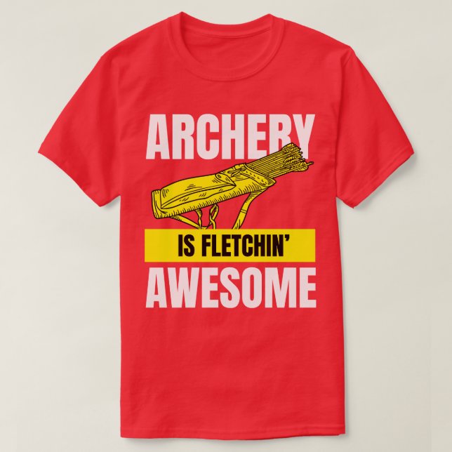 Camiseta Arquivamento de arco de Foco de Design e Arqueiro (Frente do Design)