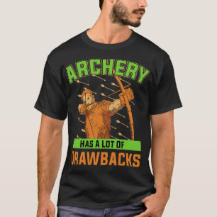 Camiseta Arquivamento de arco de Foco de Design e Arqueiro