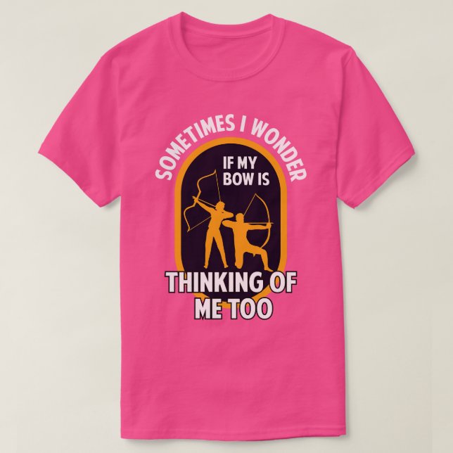 Camiseta Arquivamento de arco de Foco de Design e Arqueiro (Frente do Design)