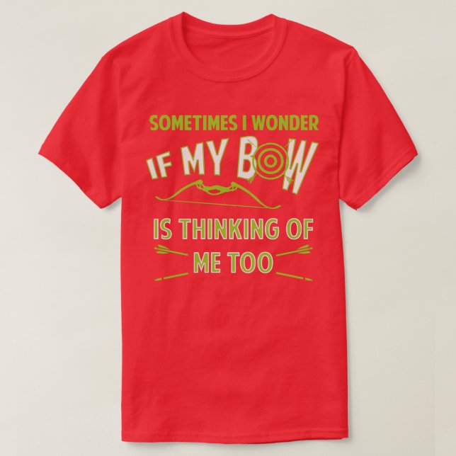 Camiseta Arquivamento de arco de Foco de Design e Arqueiro (Frente do Design)
