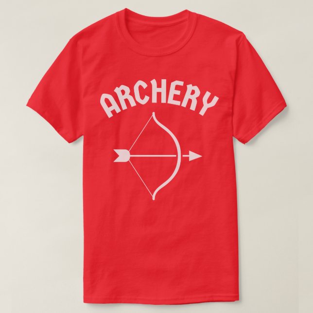Camiseta Arquivar Arco E Arquivador De Seta Mais Simples (Frente do Design)