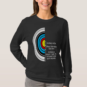 Camiseta Arquivo composto de Arco Archery Piada Caça-Caça-C