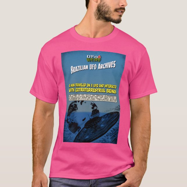 Camiseta Arquivo Ufo Brasileiro 2 - Fanzin Digital Ufoestra (Frente)