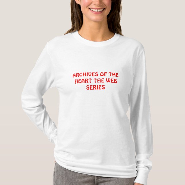 CAMISETA ARQUIVOS DO CORAÇÃO A SÉRIE DA WEB (Frente)