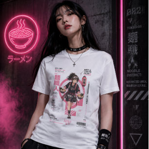 Camiseta Arquivos do Neo Tóquio 008 – Distrito de Macarrão