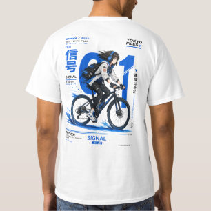 Camiseta Arquivos Neo Tokyo 001 - Anime Techwear Ciberpunk