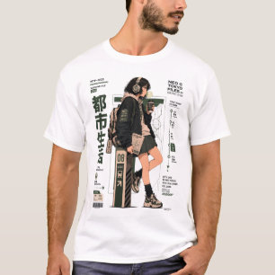 Camiseta Arquivos Neo Tokyo 003 - Moda Técnica Anime Trânsi