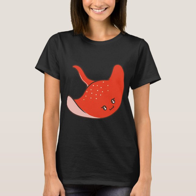 Camiseta Arraia-ferro fofa vermelha (Frente)