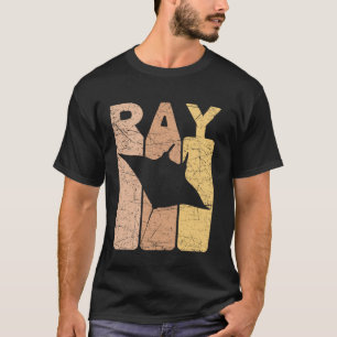 Camiseta Arraia Manta Vintage Stingray Retro Oceanologia