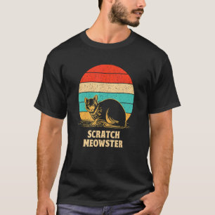 Camiseta Arranha Meowster Gato Humor Gatinho Piada Mãe de G