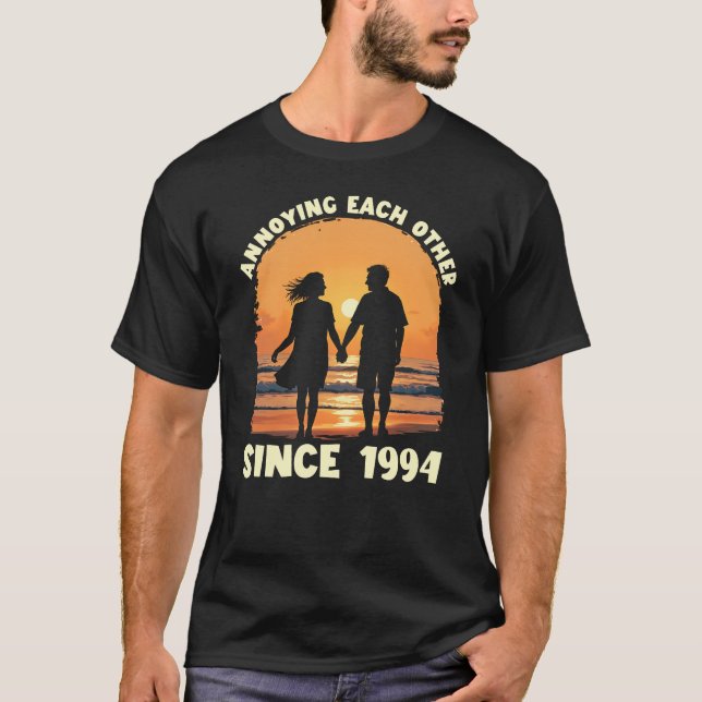 Camiseta Arranjando-Se Desde O Aniversário De 1994 (Frente)
