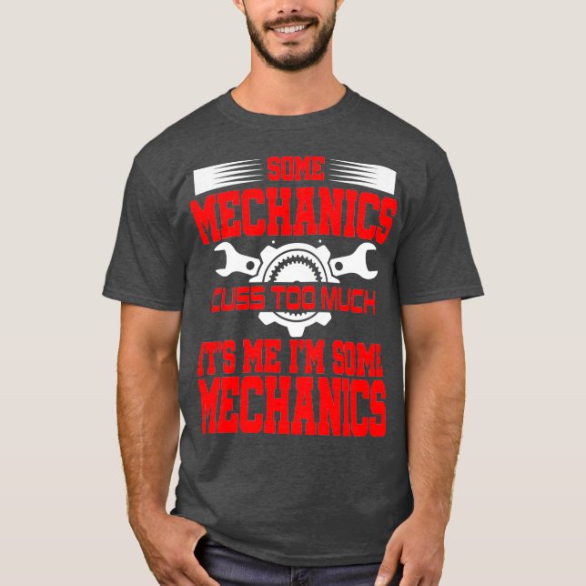 Camiseta Arranjo Mecânico Engraçado Presente Ofensivo (Frente)