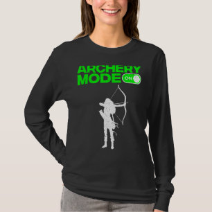 Camiseta Arranjo Para Crianças Mulheres Arrastam Arqueiros