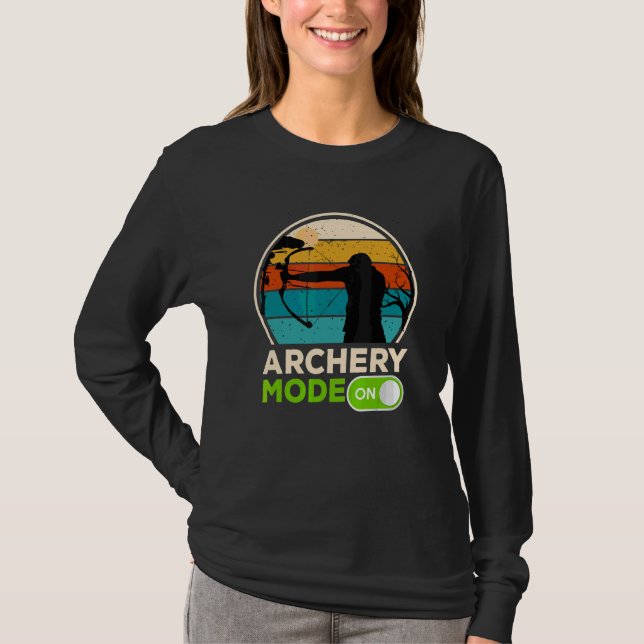 Camiseta Arranjo Para Crianças Mulheres Citam Bowhunter (Frente)