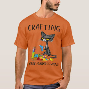 Camiseta Arranjo Porque O Assassinato É Um Gato De Arranjo