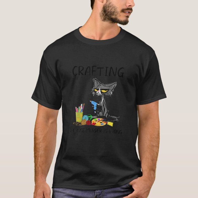 Camiseta Arranjo porque o homicídio é errado. (Frente)