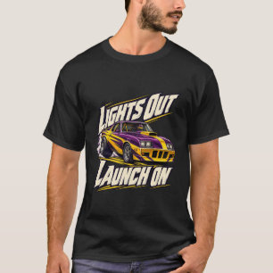 Camiseta Arranque com Luzes Apagadas no Drag Coupe