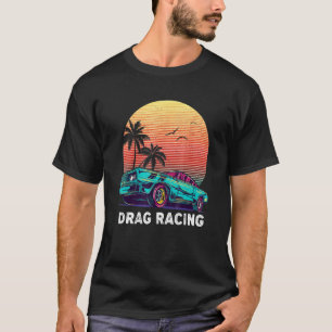 Camiseta Arrastar Carro de Corridas Arrastar Carro Muscular