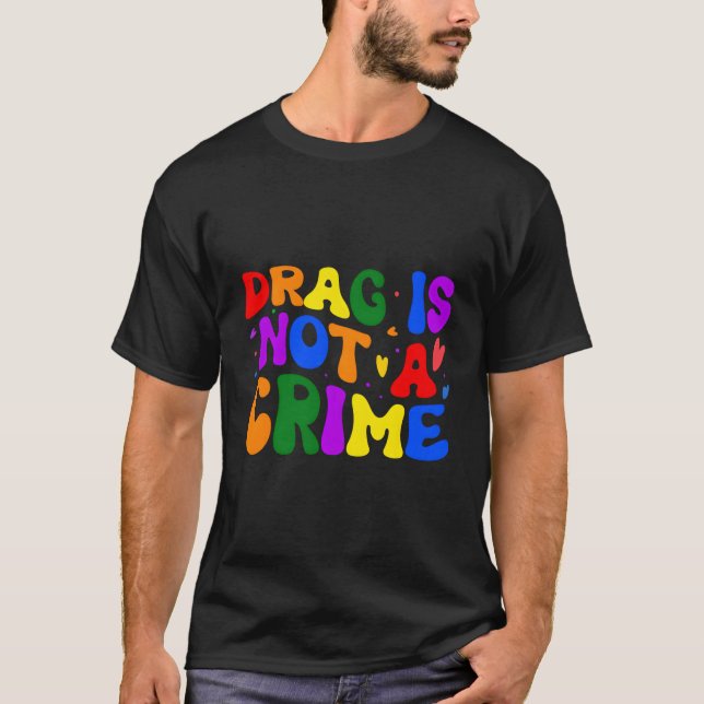 Camiseta Arrastar Não É Um Crime (Frente)
