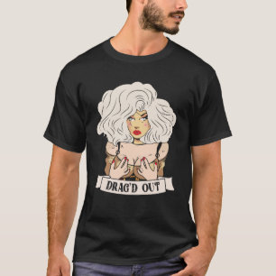 Camiseta Arraste para fora Doll Face Arraste Rainha Race