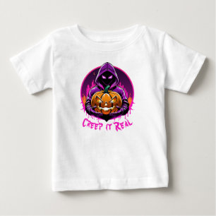 Camiseta Arraste-se de Verdade, ilustração de terror de Hal