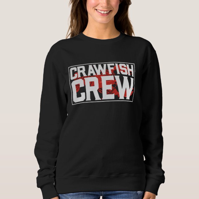 Camiseta Arrasto cajun Crawads Marisco feroz Boil (Frente)