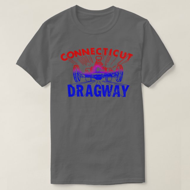 Camiseta Arrasto de Connecticut (Frente do Design)