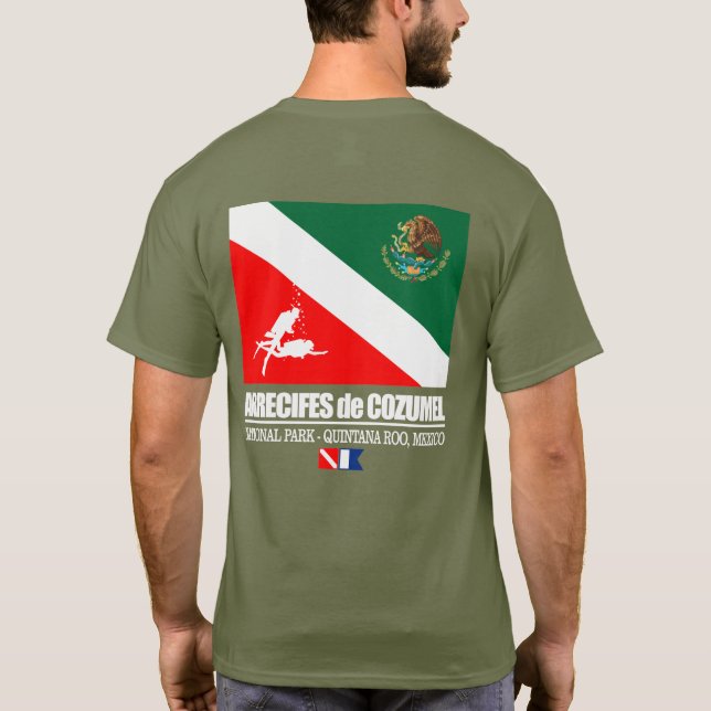 Camiseta Arrecifes de Cozumel (q) (Verso)