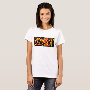 Camiseta arredondamento luzes