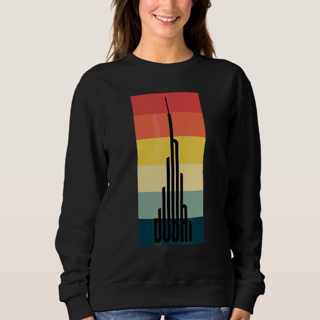 Camiseta Arrefeça o Burj Khalifa Skyscraper Vintage Royalty (Frente)