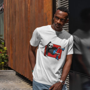 Camiseta Arrefecimento de Cachorros Preguiçosos