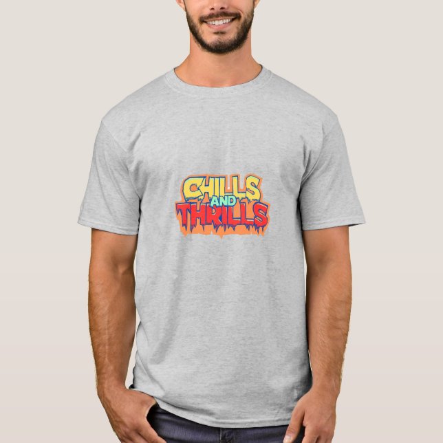 Camiseta Arrefecimentos e emoções: Coleção de Teias Spooky (Frente)