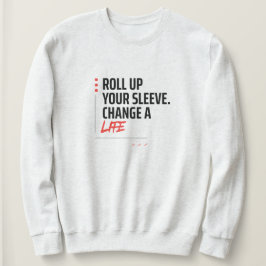 Camiseta Arregace as Mangas. Mude Uma Vida | Vermelho & Pre