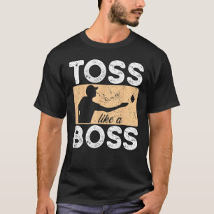 Camiseta Arremesse Como um Chefe Jogo de Toss de Sacos de F