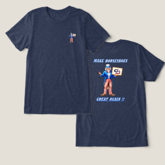 Camiseta Arremesso de Ferradura Faz Ferraduras Grandes Nova