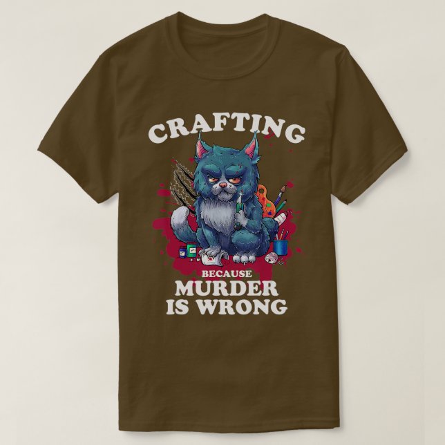 Camiseta Arrepender Porque O Assassinato É Engraçado Engraç (Frente do Design)