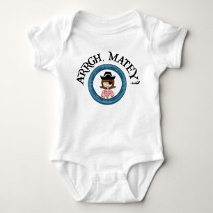 Camiseta Arrgh Matey Pirate Girl Criança Creeper