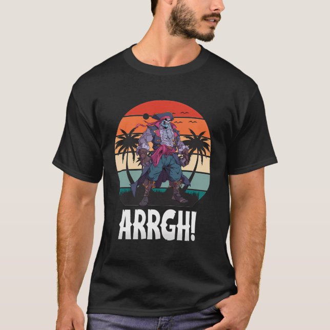 Camiseta Arrgh Pirates Corsairs Pirates (Frente)