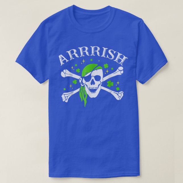 Camiseta Arrish Happy Irish Pirate Piada Rua (Frente do Design)