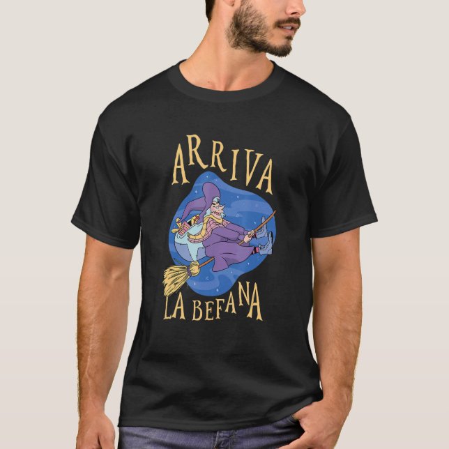 Camiseta Arriva La Befana Natal italiano Buona Befana (Frente)
