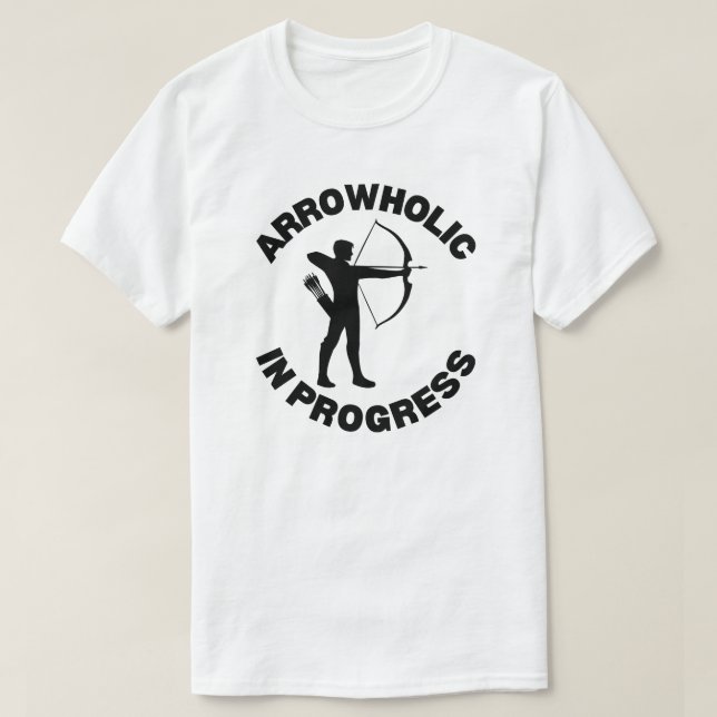 Camiseta Arroíntegra em Andamento | Archery Sayings (Frente do Design)