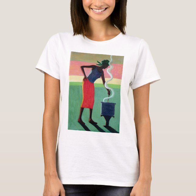 Camiseta Arroz 2001 do cozinhar (Frente)