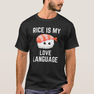 Camiseta Arroz É Minha Língua De Amor