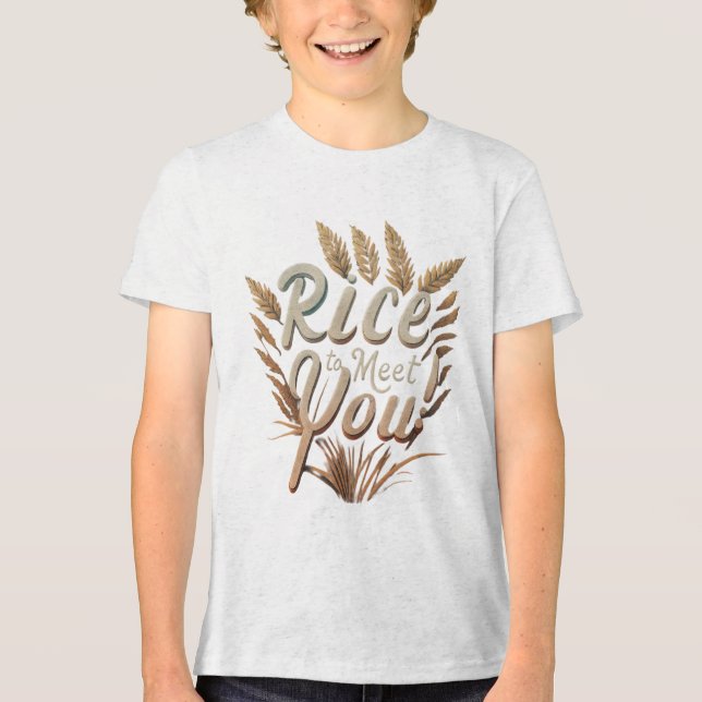 Camiseta Arroz para conhecê-lo (Frente)