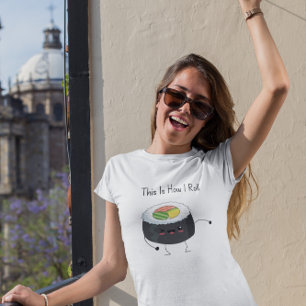 Camiseta Arroz Para Te Conhecer Kawaii Sushi