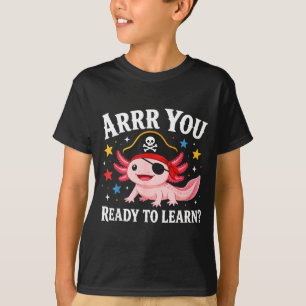 Camiseta Arrr pronto para aprender professor engraçado de v