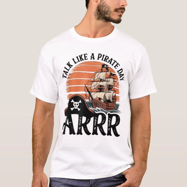 Camiseta Arrtalk Como Um Dia Pirata (Frente)
