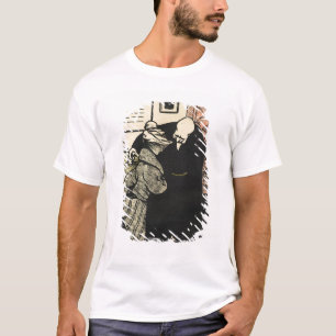 Camiseta Arrumadores dignos de um homem uma jovem mulher em