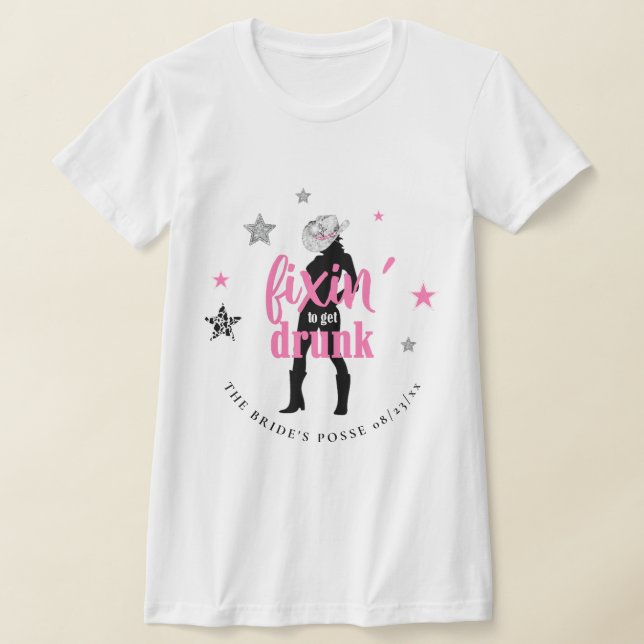 Camiseta Arrumando a Despedida de Solteira Disco ID925 (Postura )